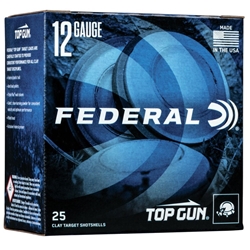 FEDERAL TGL12 7.5 Federal TGL1275 Top Gun  12 Gauge 2.75" 1 1/8 oz 1145 fps 7.5 Shot 25 Bx/10 Cs